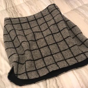 Wool Madewell mini-skirt